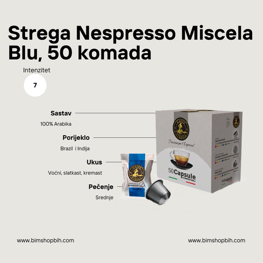 Strega Nespresso Miscela Blu kapsule | 50 kapsula