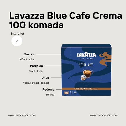 Lavazza Blue Caffe Crema Lungo kapsule | 100 komada